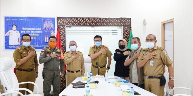 Sekda Nasrun Umar Minta OPD Sumsel Menjadi Pelopor Penerapan Prokes