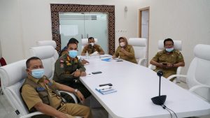 Gubernur Sumsel Herman Deru Ikuti Sosialisasi Pelaksanaan Vaksinasi Covid-19 Bersama Menteri Kesehatan RI