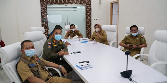 Gubernur Sumsel Herman Deru Ikuti Sosialisasi Pelaksanaan Vaksinasi Covid-19 Bersama Menteri Kesehatan RI