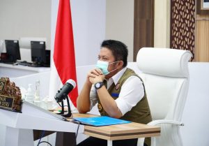HD Ikuti Rapat Penanganan Covid-19 dan Rencana Pelaksanaan Vaksinasi