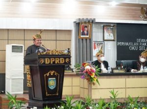 Herman Deru : "HUT ke 17 OKUS, 93 Kegiatan Bantuan Pembangunan Infrastruktur Pemprov Sumsel di OKUS Rampung"