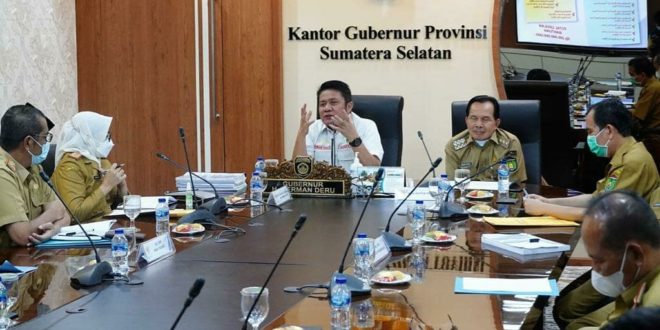 Herman Deru Simak Paparan Wako Prabumulih Terkait Usulan BanGub Tahun 2021