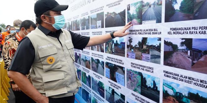 Gubernur Resmikan Puluhan Infrastruktur di Kabupaten Ogan Ilir
