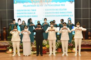 Usai Dilantik, Enam Ketua TP PKK Diminta Serius Tekan Angka Stunting Sumsel
