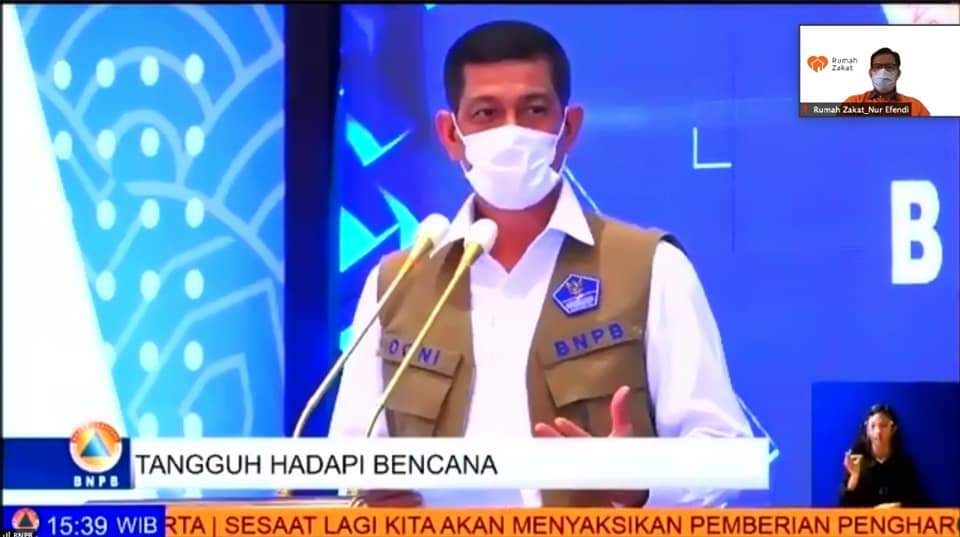 Rumah Zakat Raih Penghargaan Penanggulangan Bencana dari BNPB