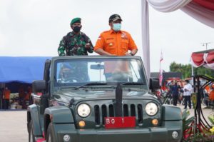 HD Gelar Apel Kesiapsiagaan dan Resmikan Laboratorium Penelitian Lahan Basah