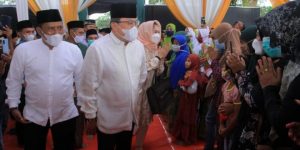 Dodi Reza Bangun Gedung MWC NU di Bayung Lencir