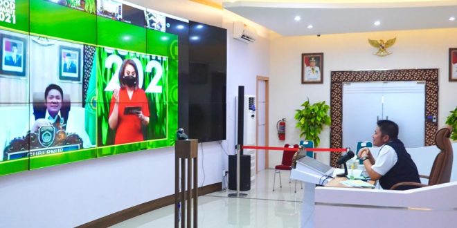 Herman Deru Ikuti Webinar Indonesia Food Summit 2021 Secara Virtual