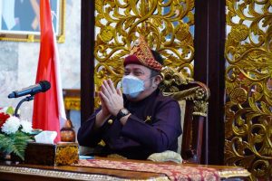 Hadiri Peringati HUT ke-8 Kab PALI Secara Virtual