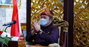 Hadiri Peringati HUT ke-8 Kab PALI Secara Virtual