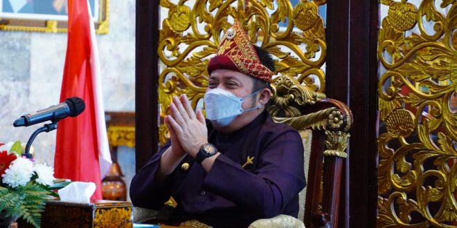 Hadiri Peringati HUT ke-8 Kab PALI Secara Virtual