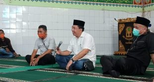 Tokoh Masyarakat Kota Palembang, H. Basyar, bersama M. Nasir, melakukan silaturahim dengan Ikatan Keluarga Alumni (IKA) Muhammadiyah 1 Palembang