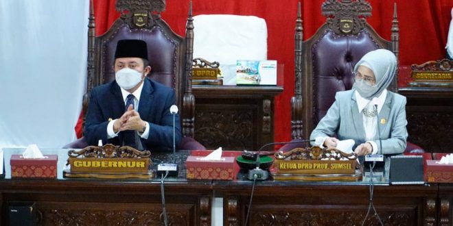 Herman Deru Terima Rekomendasi Dewan Terhadap LKPJ Gubernur Th 2020