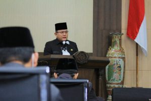 Bupati Dodi Reza Sampaikan Jawaban Terhadap Pandangan Umum Fraksi DPRD Muba