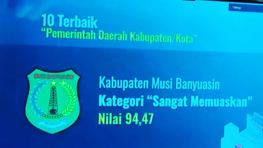 Muba Peringkat Satu di Sumsel dan Sepuluh Besar Nasional