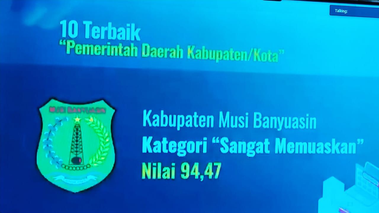 Muba Peringkat Satu di Sumsel dan Sepuluh Besar Nasional