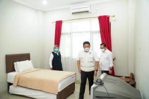 Pemprov Sumsel telah mempersiapkan  tiga tower tambahan di Asrama Haji Palembang dengan kapasitas tampung hingga 500 orang  pasien