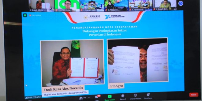 Bupati Dodi Sampaikan LPJ Pengurus LTKL 2017-2020