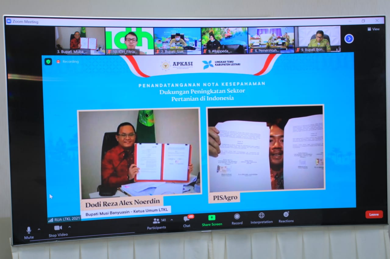 Bupati Dodi Sampaikan LPJ Pengurus LTKL 2017-2020
