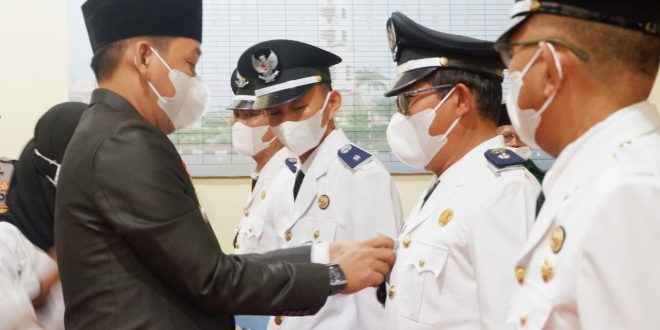 Camat Jirak Jaya Lantik Empat PJ Kepala Desa Se Kecamatan Jirak Jaya.