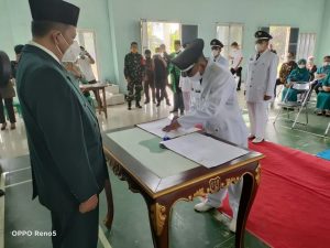 Jabat Pjs Kades Bangun Sari, Jumadi Bekerja Sepenuh Hati
