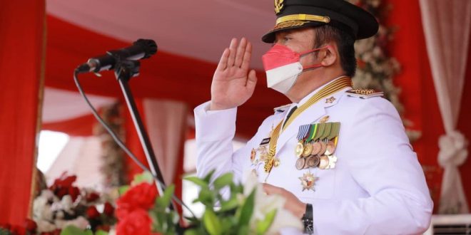 Gubernur Herman Deru Irup Upacara HUT RI Ke 76