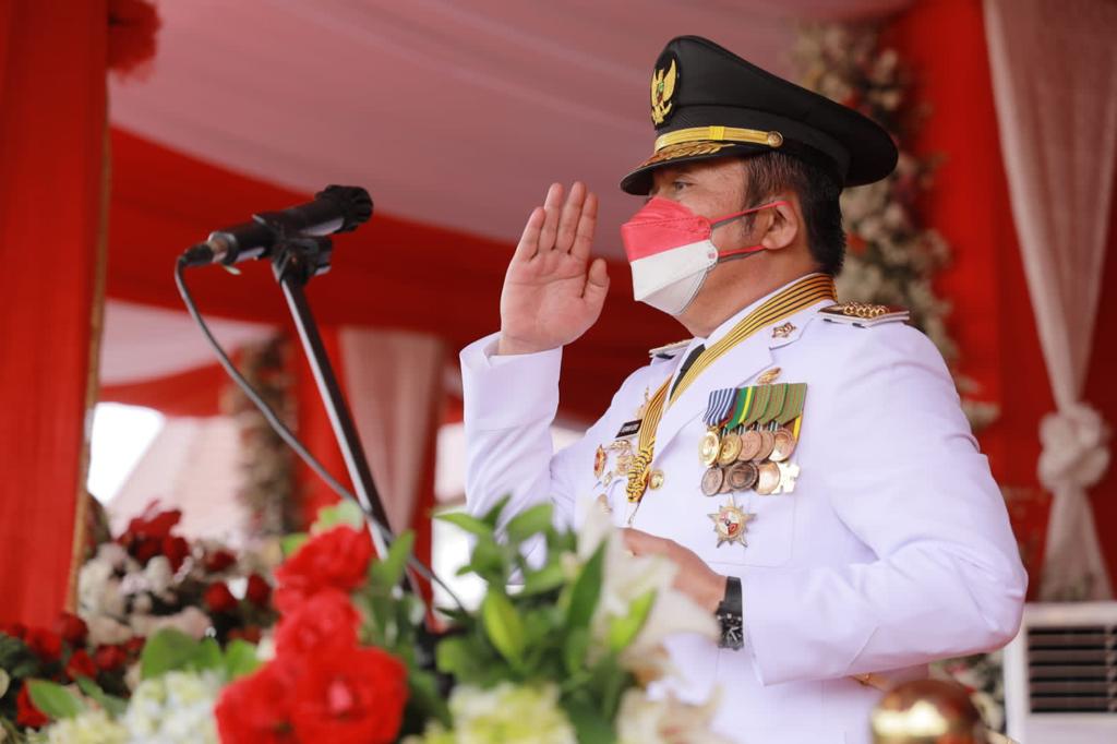 Gubernur Herman Deru Irup Upacara HUT RI Ke 76
