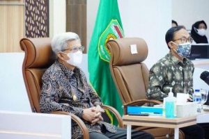 Presiden Jokowi Buka Rakornas Pengendalian Inflasi Tahun 2021 Secara Virtual