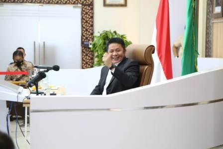 Hadiri Rakor  Evaluasi PPKM  Bersama Presiden Secara Virtual
