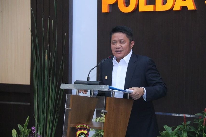 Gubernur Narsum FGD “Sumsel Zero Konflik”. (Foto : Humas Prov. Sumsel)