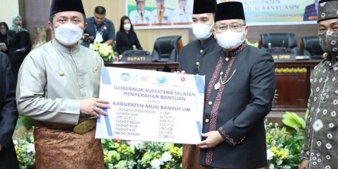Gubernur Sumsel Hadir di HUT Musi Banyuasin. (Foto : Humas Prov Sumsel)