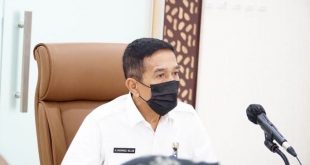 Plh Sekda Sumsel Hadiri  Rakornas UKPBJ Tahun 2021. (Foto : Humas Prov. Sumsel)