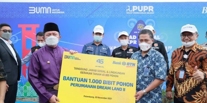 Gubernur Sumsel Resmikan Program KPR Pasti BTN. (Foto : Humas Prov. Sumsel)