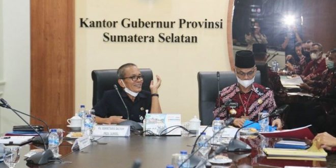 Pemerataan pembangunan di 17 Kabupaten/kota di Provinsi Sumsel. (Foto : HUmas Prov. Sumsel)