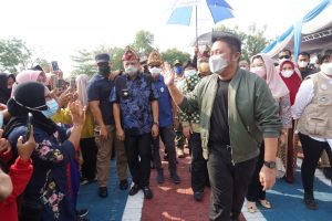 Lepas Karnaval Festival Seni Budaya Pelajar SMK se-Sumsel . (Foto : Humas Prov. Sumsel)