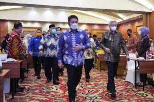 Gubernur dan Wagub Pimpin Ratas Bersama Pajabat Dilingkungan Pemprov Sumsel. (Foto : Humas Prov. Sumsel)