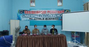 Sosialisasi Pemetaan UMKM melalui Aplikasi My Google Business dengan menghadirkan narasumber berkompeten dan profesional, yakni Taqrim Ibadi, M.Kom.