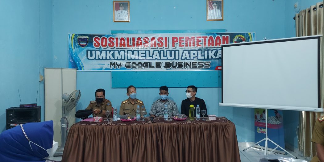 Sosialisasi Pemetaan UMKM melalui Aplikasi My Google Business dengan menghadirkan narasumber berkompeten dan profesional, yakni Taqrim Ibadi, M.Kom.