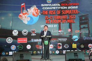 Buka Sriwijaya Goldfish Competition 2022. (Foto : Humas Prov. Sumsel)