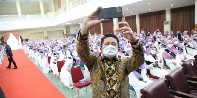 Wisuda Tahfidz dan Launching unit LPTQ UIN Raden Fatah Palembang. (Foto : Humas Prov. Sumsel)
