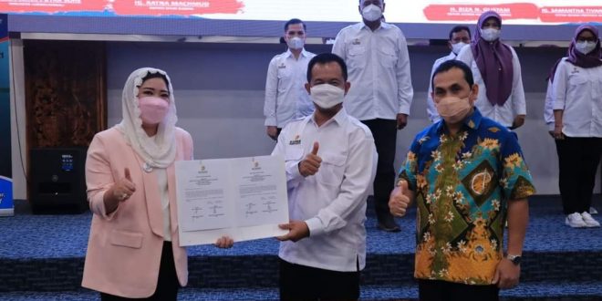 Hj. Samantha Tivani, secara resmi melantik Pengurus KORMI Kota Lubuklinggau dan Kabupaten Musi Rawas (MURA) pada hari Kamis tanggal 17 Februari 2022 di Auditorium Lantai 5 Kantor Wali Kota Lubuklinggau.