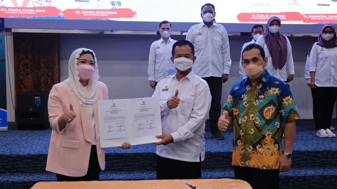 Hj. Samantha Tivani, secara resmi melantik Pengurus KORMI Kota Lubuklinggau dan Kabupaten Musi Rawas (MURA) pada hari Kamis tanggal 17 Februari 2022 di Auditorium Lantai 5 Kantor Wali Kota Lubuklinggau.