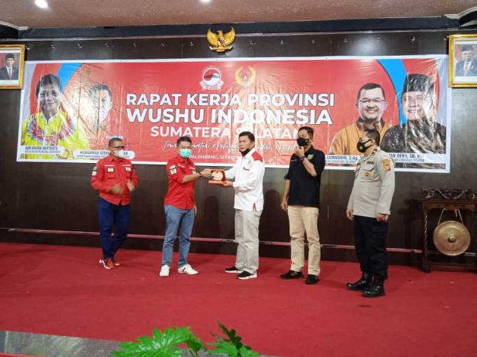 WUSHU---Rakerda Pengprov Wushu Sumsel di Ballroom Hotel Swarna Dwipa, Sabtu (12/2/2022).