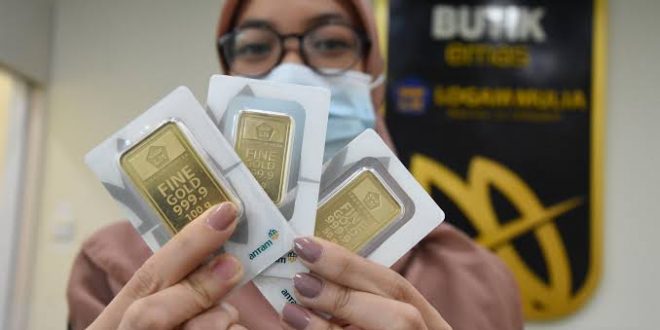Harga Emas dari Antam kembali menunjukkan trend peningkatan harga