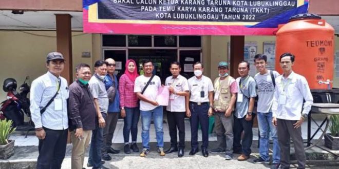 Elpan Juniardi mendaftar sebagai calon ketua Karang Taruna Kota Lubuklinggau