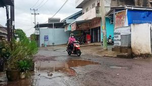 Kondisi Jalan di Lunjuk Jaya Kelurahan Lorok Pakjo Kecamatan Ilir Barat I Kota Palembang
