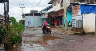 Kondisi Jalan di Lunjuk Jaya Kelurahan Lorok Pakjo Kecamatan Ilir Barat I Kota Palembang