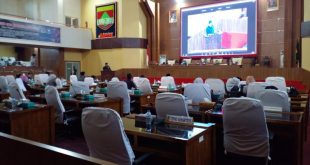 Suasana Rapat Paripurna DPRD Kabupaten Musi Rawas pada hari Rabu tanggal 9 Maret 2022. (foto : MusiNews.id/Febri)