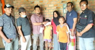 SMSI Prabumulih Gandeng Barisan Republik Santuni Anak Yatim Piatu dan Lansia