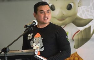 dr. Syamsuddin Isaac Surya Menggala, Ketua Pelaksana MBA South Sumatera tahun 2022. (foto : ig/mandiribasketballaction.2022)